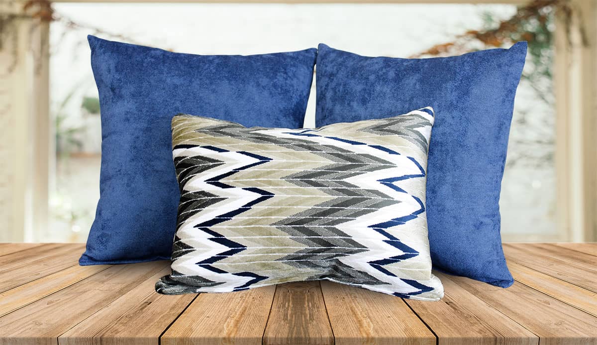 cojines paquete x 3 unidades 2 azul / 1 nemo beige Cojines Paquete x 3 Unidades 2 Azul / 1 Nemo Beige