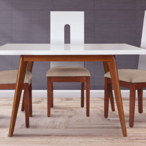 comedor oikos con sillas priani