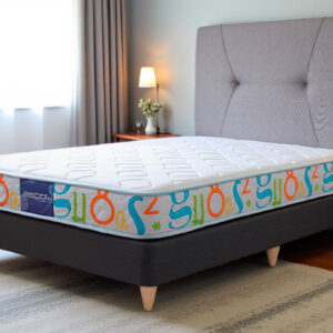 colchón esparkids 120*190 + cabecero + somier escandinavo