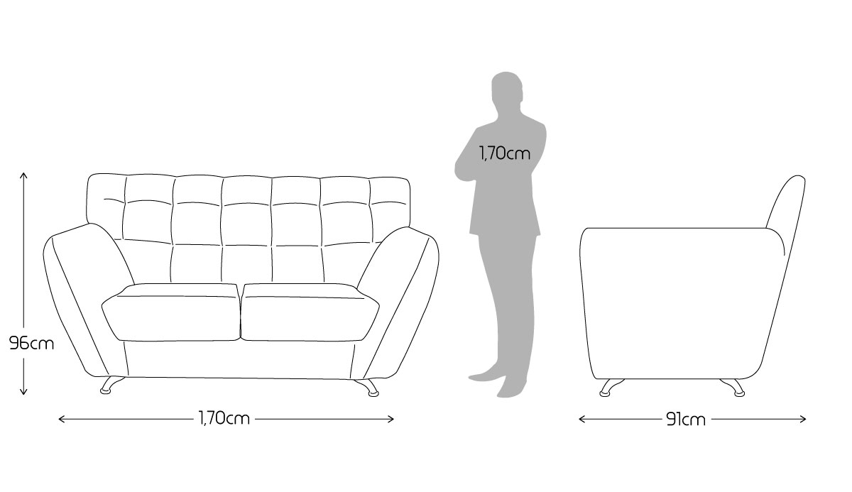 sofá acentto 2 puestos sofá acentto 2 puestos