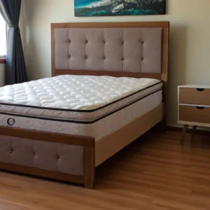 cama oikos 140 + colchón clínico + nochero oikos