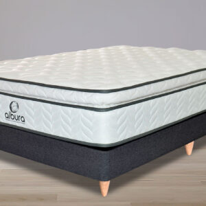 colchón clínico resortado + somier