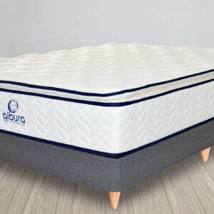 colchón light premium + base somier