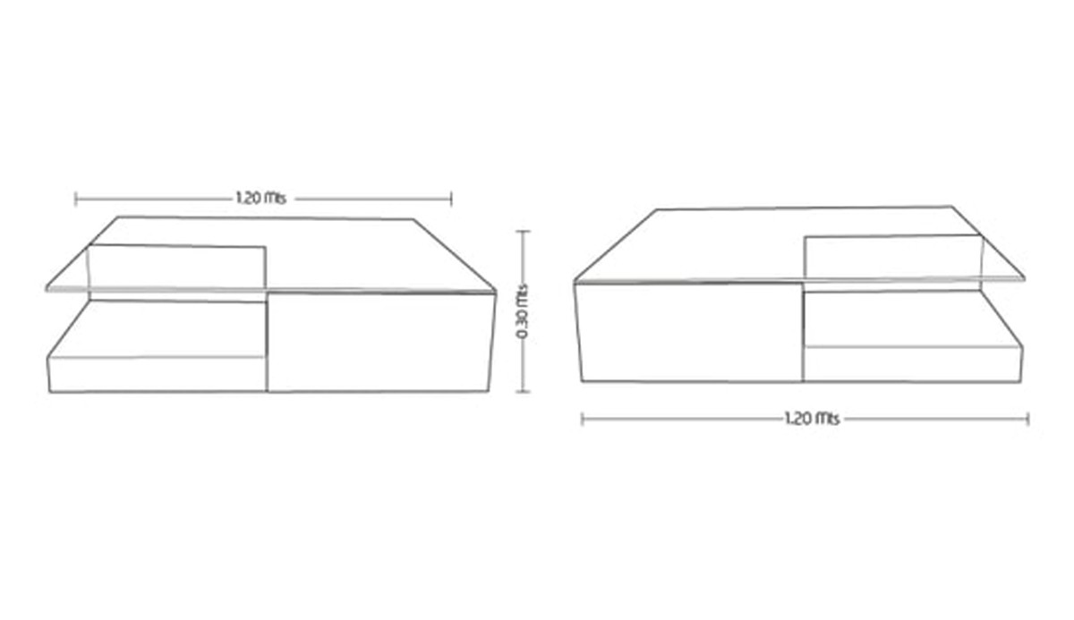 mesa de centro axxis mesa de centro axxis
