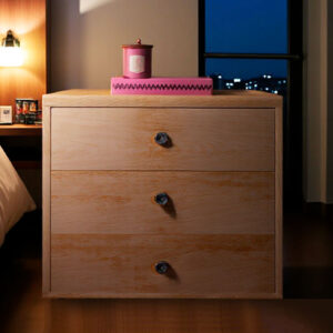 mesa de noche matiz flor morado