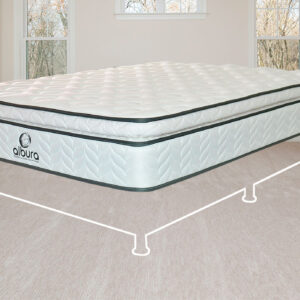 Colchón Clínico Resortado Ortopédico + Almohada + Protector